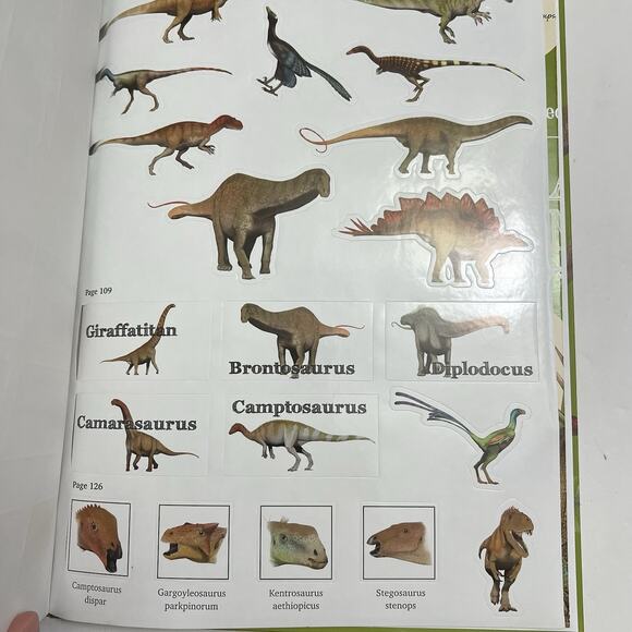 Jurassic Animal Encyclopedia Activity Journal Includes Stickers and Poster - Picture 7 of 11